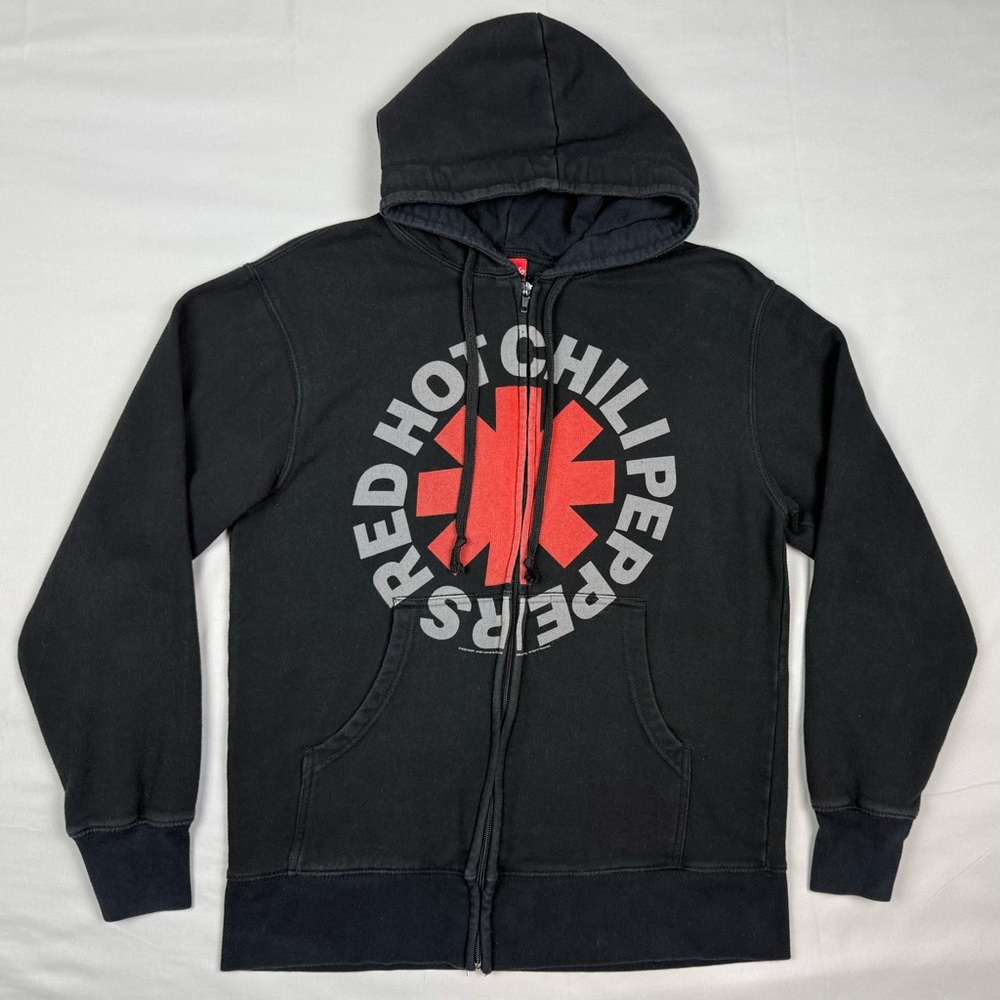 Vtg Bravado Red Hot Chili Peppers Womens Hoodie Sweatshirt Small Y2K Full Zip B7